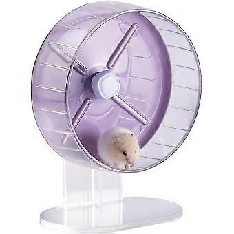 Windmill Silent Candy Color Running Wheel With Height Adjustable Base And Hamster Cage Attachment