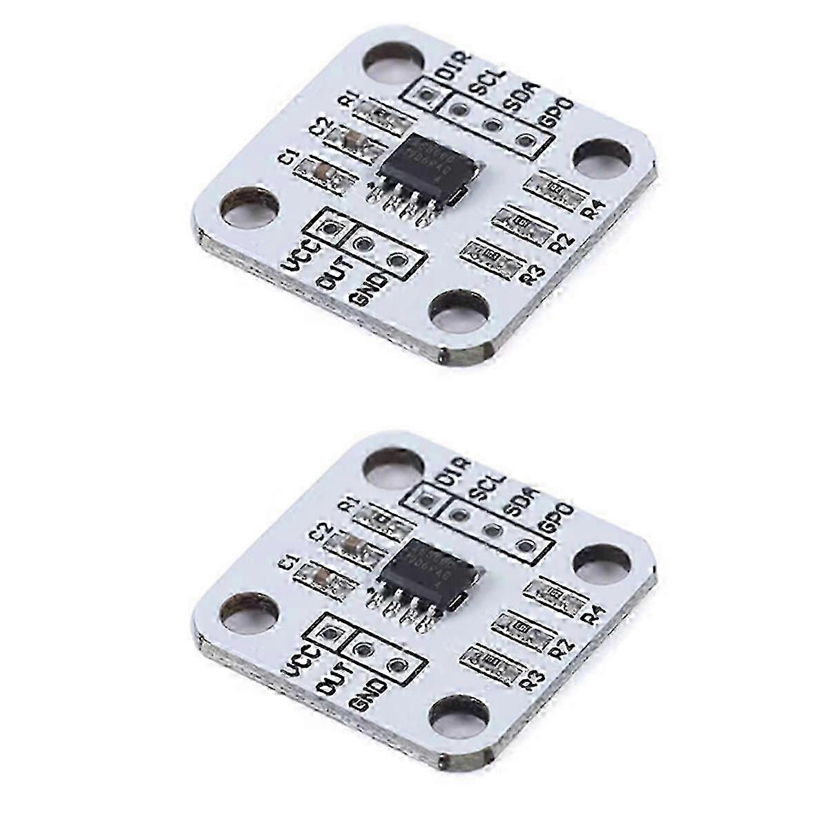 2Pcs AS5600 Magnetic Encoder Induction Angle Measurement Sensor Module 12bit High Precision Edition