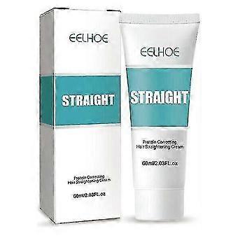 1pc Eelhoe Protein Correcting Hair Straightening Cream Smooth Straight Hair Care 60ml
