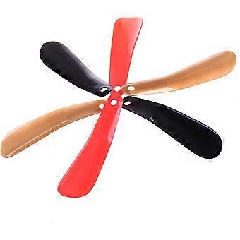 Set van 6 Schoenen Hoorn Plastic Travel Shoehorn 6.3'' Schoen Easy-Slip Schoenen Hoorns voor Heren Dames Schoenen Laarzen, met Marmeren Patroon Trekkoord Pouch Bag