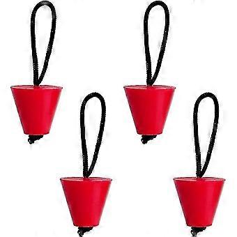 4pcs Kayak Scupper Plug, Universal Silicone Scupper Plugs Drain Holes Plug Cap With Lanyard For