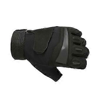 Shockproof Half Finger Bike Gloves compatible with Riding Use Black Gloves