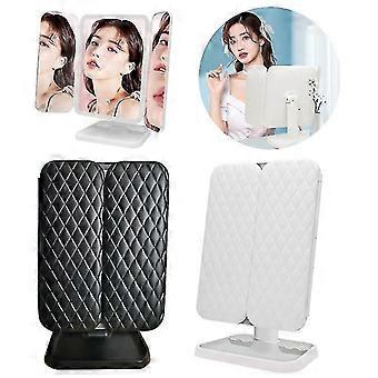Makeup Mirror Led Vanity Mirror W/lights Trifold Mirror High Definition Cosmetic Lighted Up Mirror Lights
