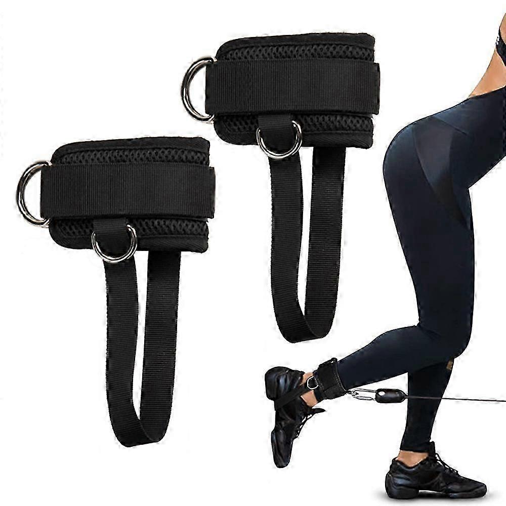 Ankle Straps for Cable Machine Glute Kickbacks, Adjustable Comfort [XR]