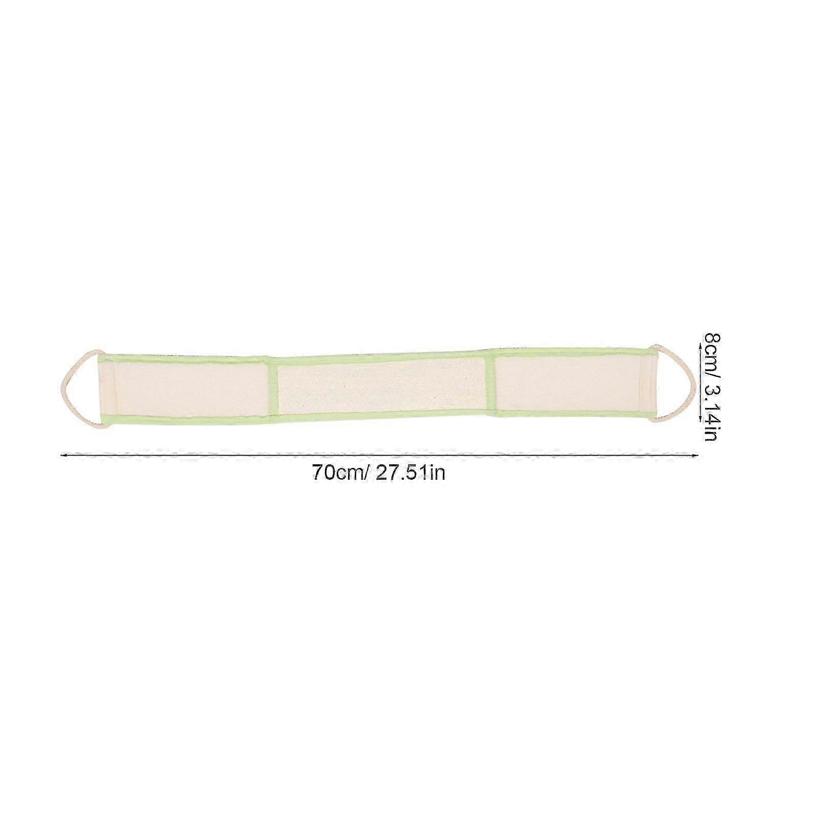 Exfoliating Back Scrubber for Shower Loofah with Pull Strap 2Pcs