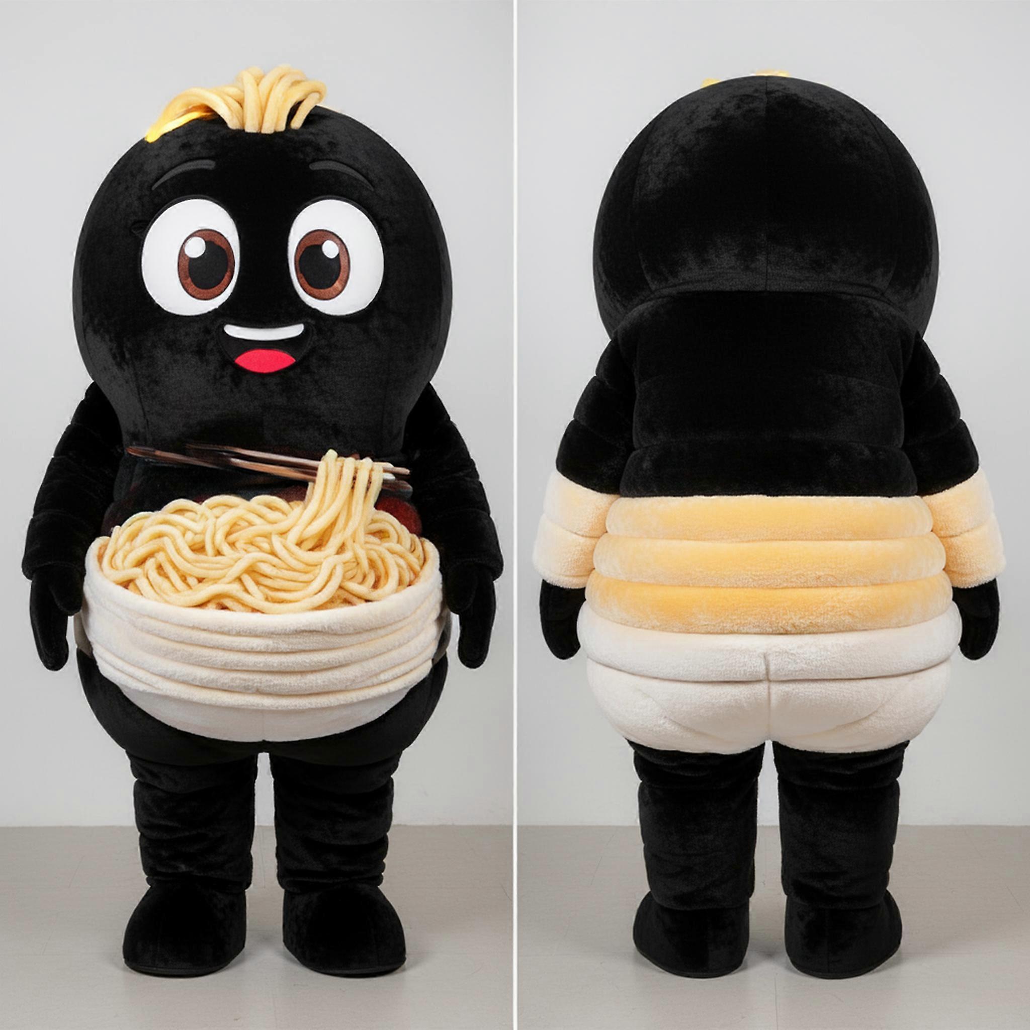 MASTICOT Ebony Velvety Ramen Mascot