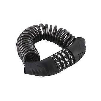 Bicycle Lock Wire Rope Chain 4 Digit Password Lock Mountain Bike Motorcycle Anti-theft Password Bag Locks Helmet Lock