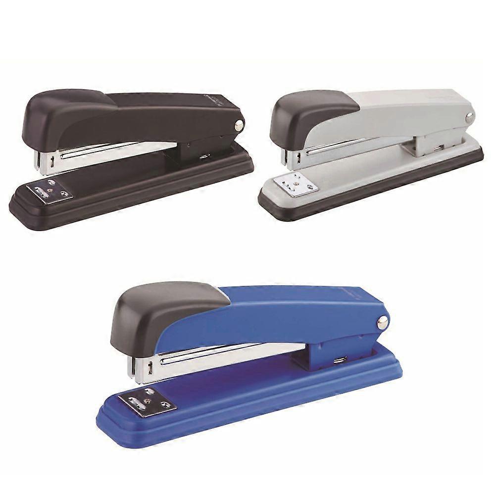 Ergonomic 20-Sheet Desktop Stapler  Black
