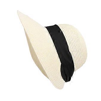 Sun Protection Hat Beach Hat for Sun Protection 1Pcs Straw White