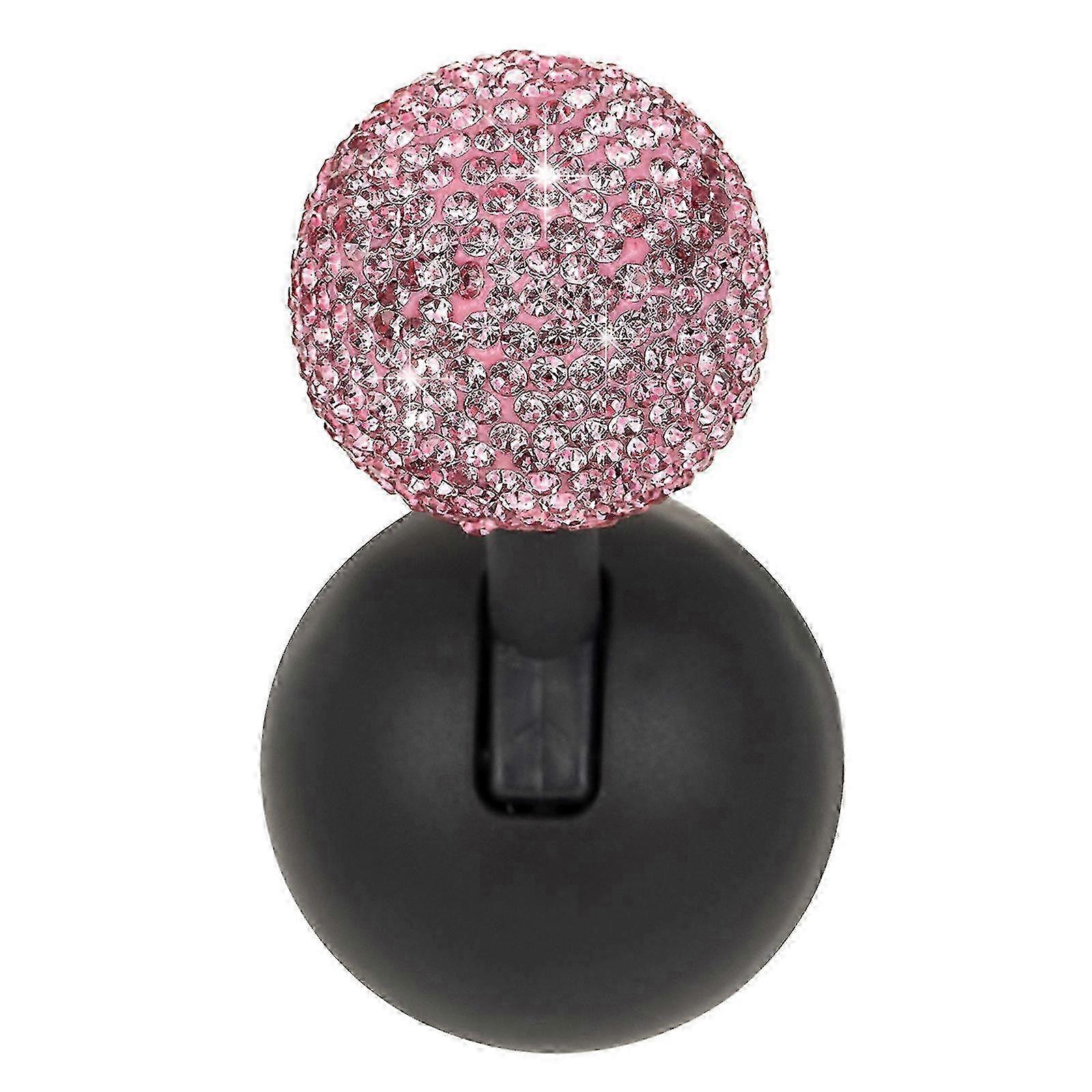 Elegant Push Start Button Rocker With Rhinestones