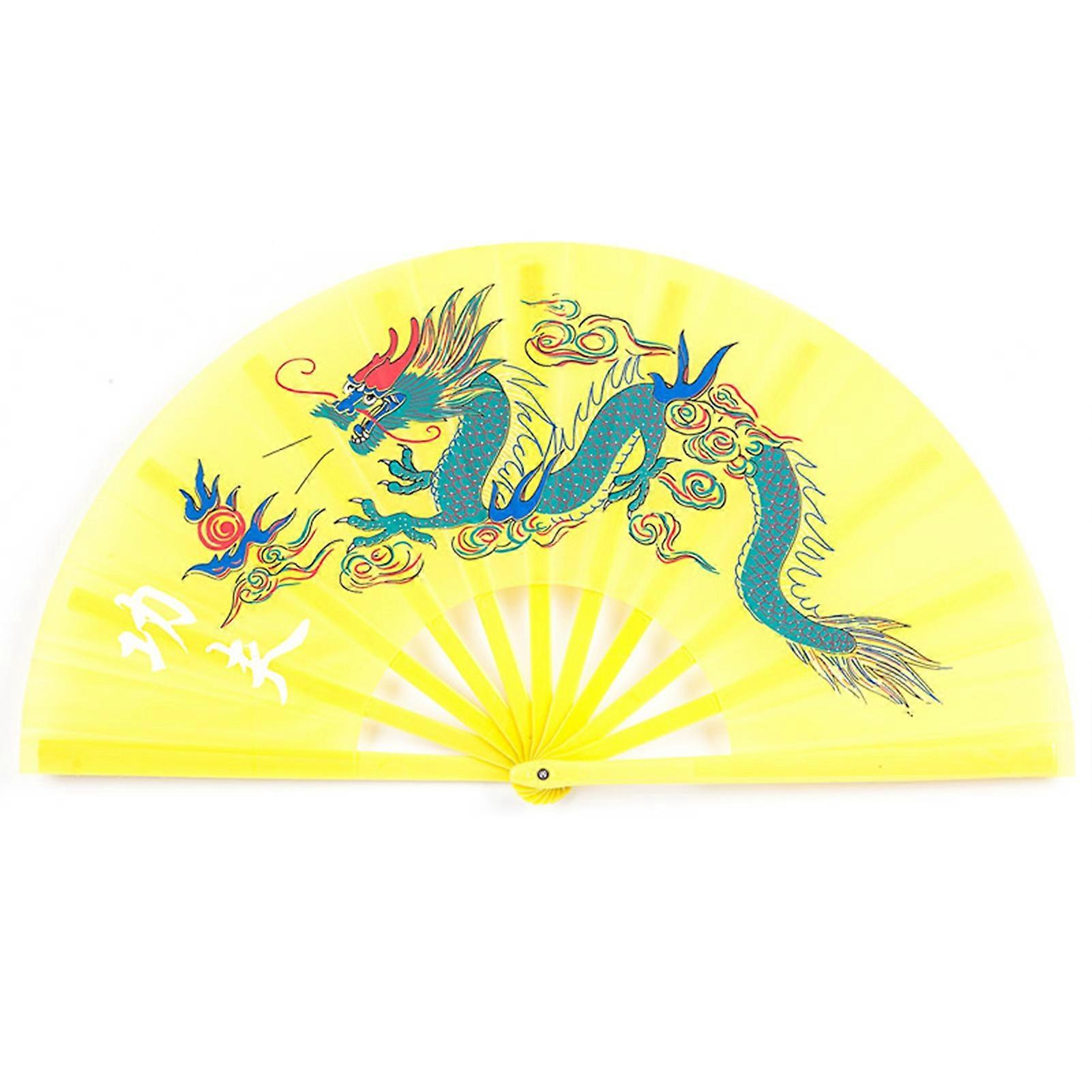 Exquisite Pattern Fan for Tai Chi and Classical Dance Performance