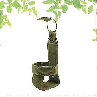 Water Bottle Carrier Waist Belt Pouch for Holding Nylon Green