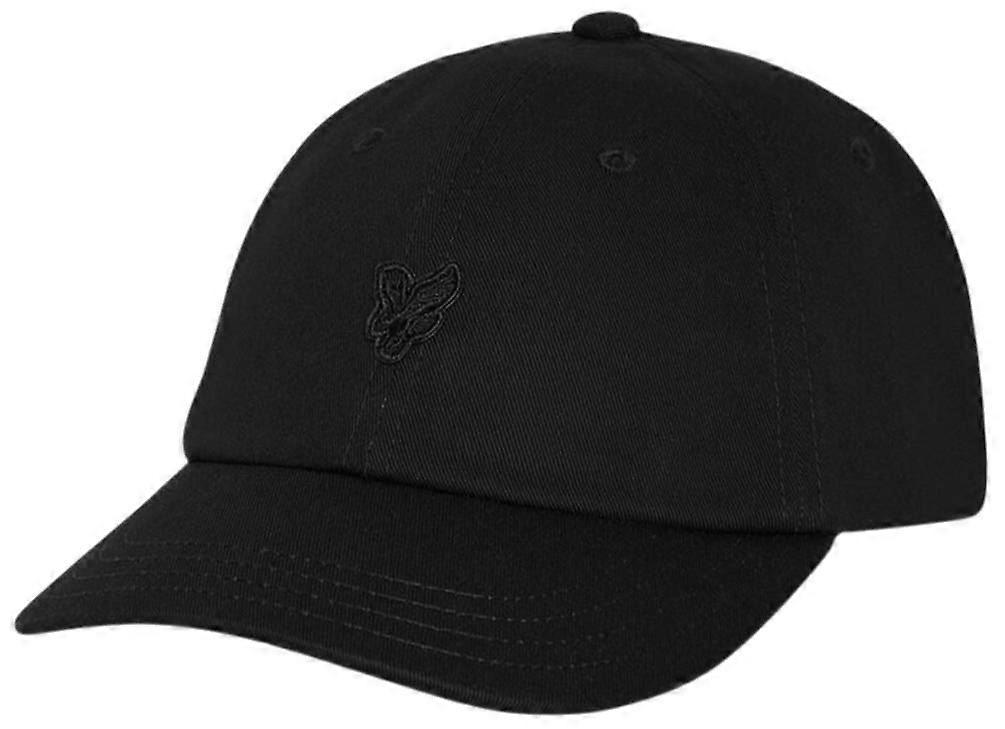 Lyle & Scott Tonal Eagle Baseball Cap - Jet Black
