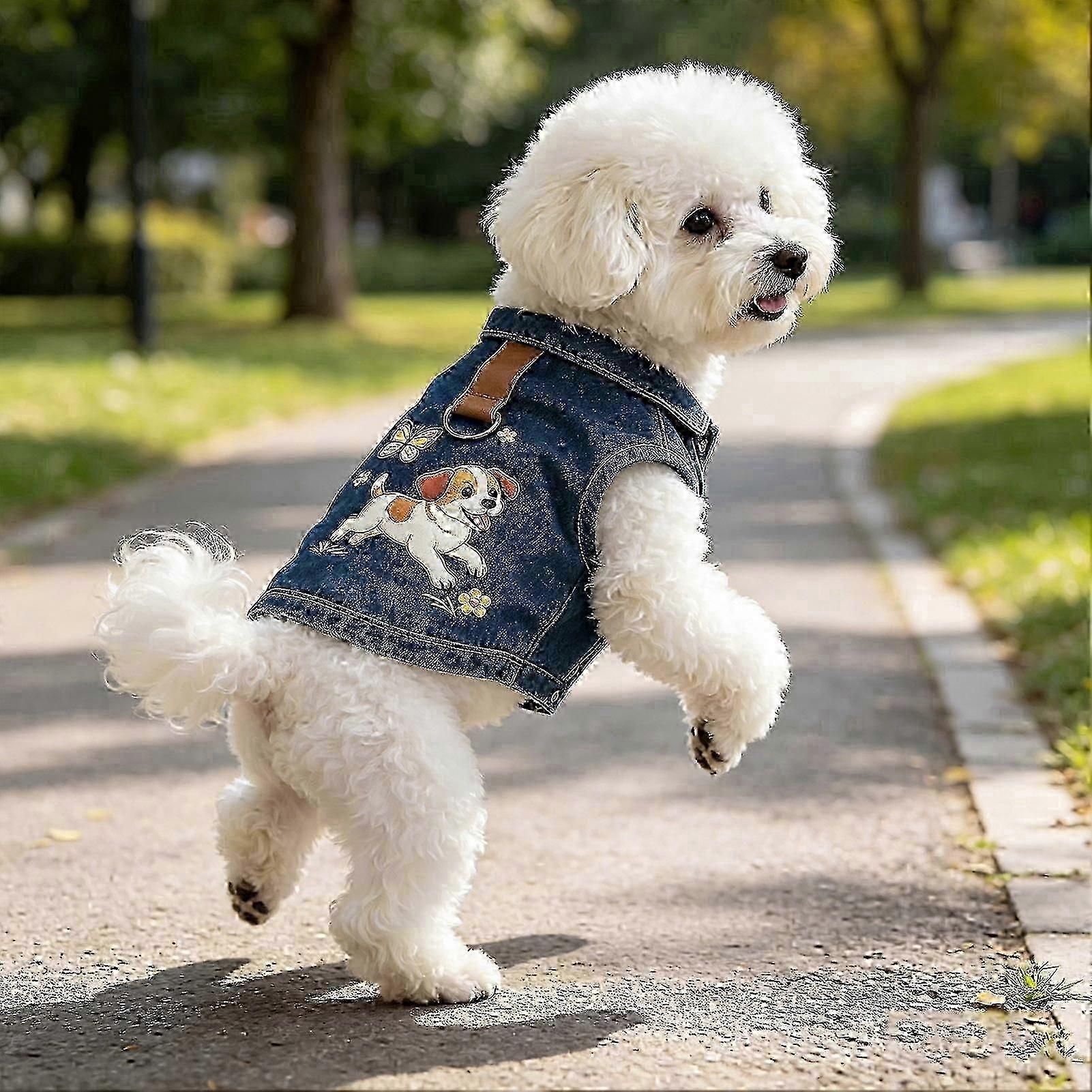 Quick Dry Denim Dog Tee