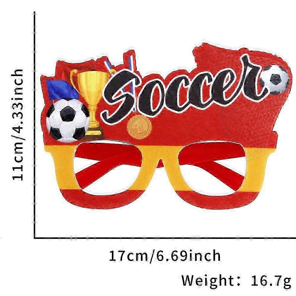 Lightweight Spain Football Glasses
