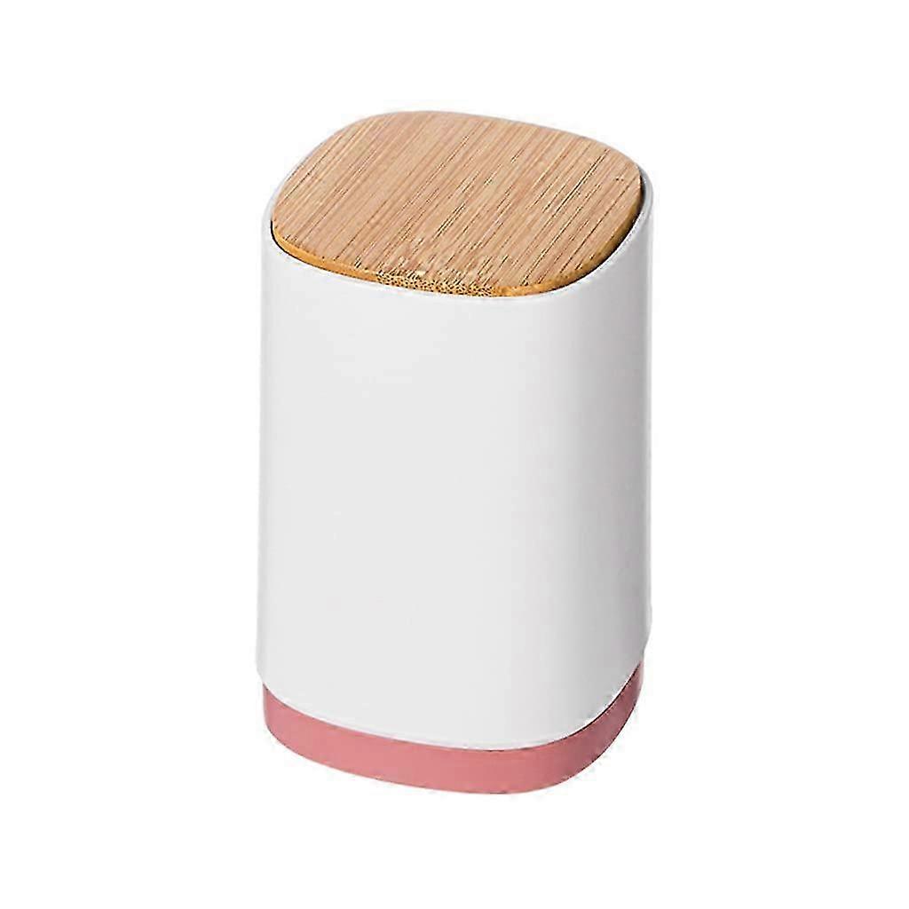 Bamboo Stainless Steel Toothpick Dispenser