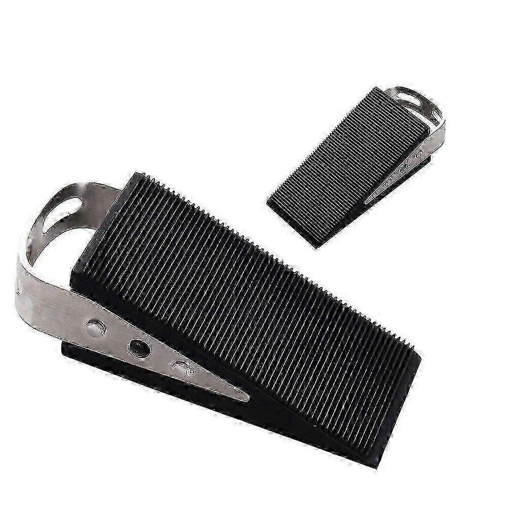 Wedge Rubber Door Stopper Set
