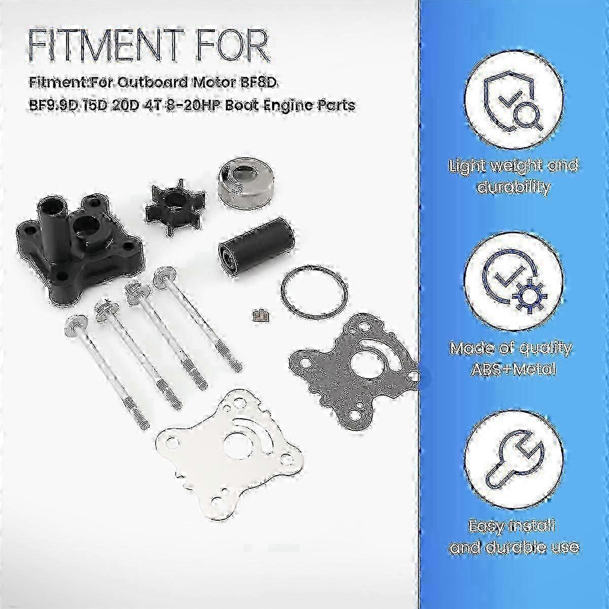 OEM-Compatible Outboard Pump Repair Kit