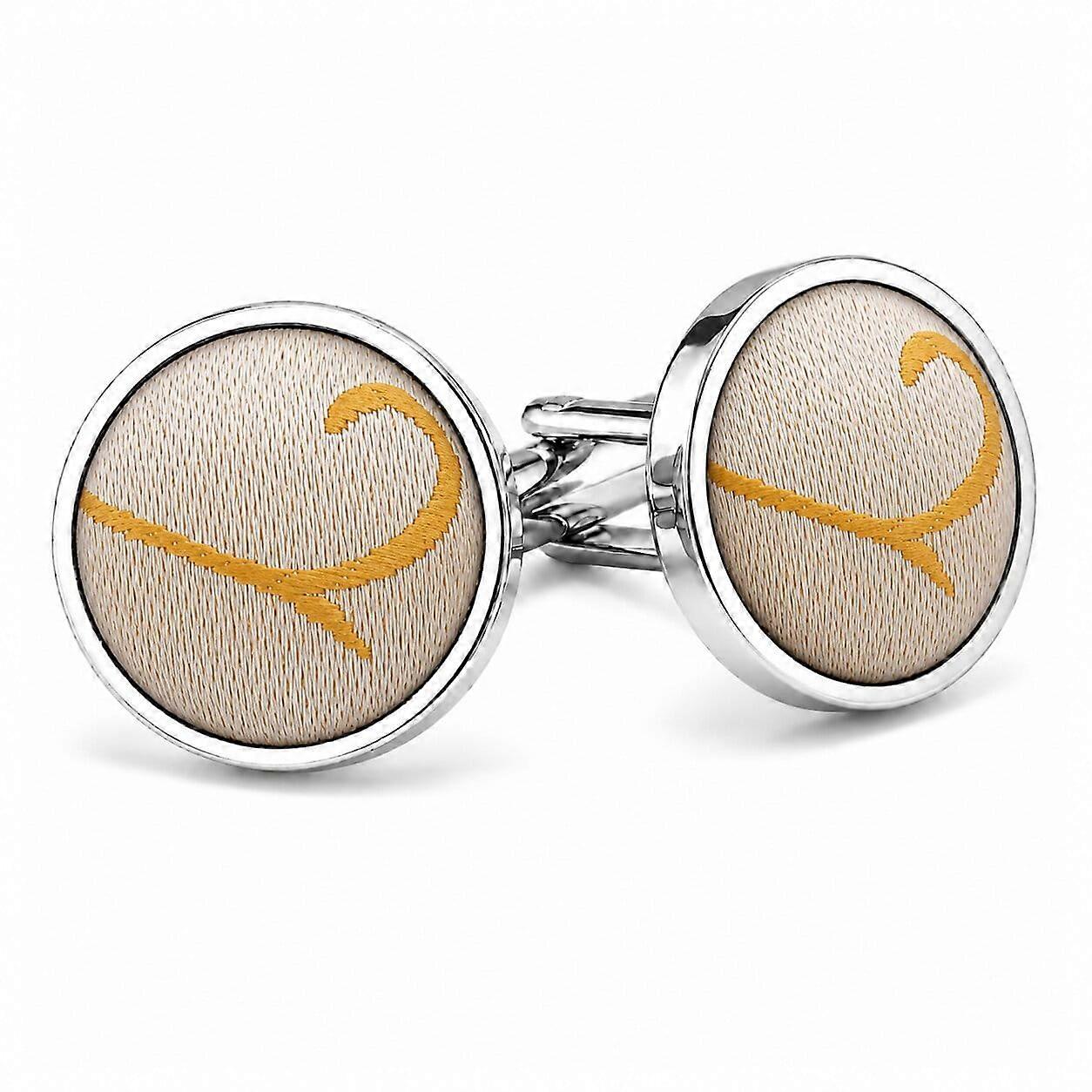 Guld Swirl manchetknapper