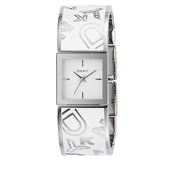 Dkny Logo Uhr für Frauen Analog Quarz mit Edelstahl Armband NY4803