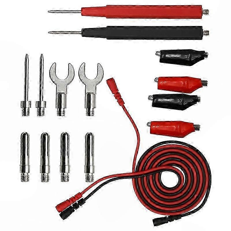 16-in-1 Multimeter Test Combination Line Set, Complete Cable Kit