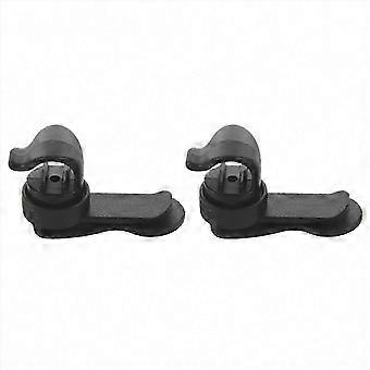 Magnetic Hydration Pack Clips compatible with Water Bladder Tube - 2pcs Removable Hose Holders with Secure Clamp Functionality