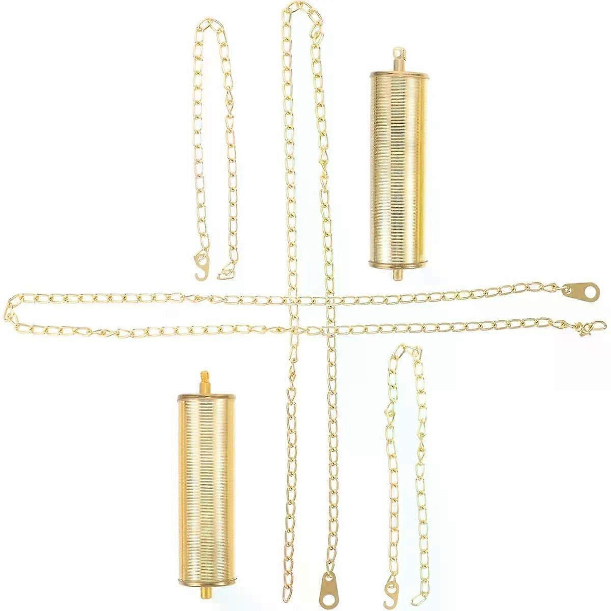 Metal Clock Weight Part Hooks and Loops