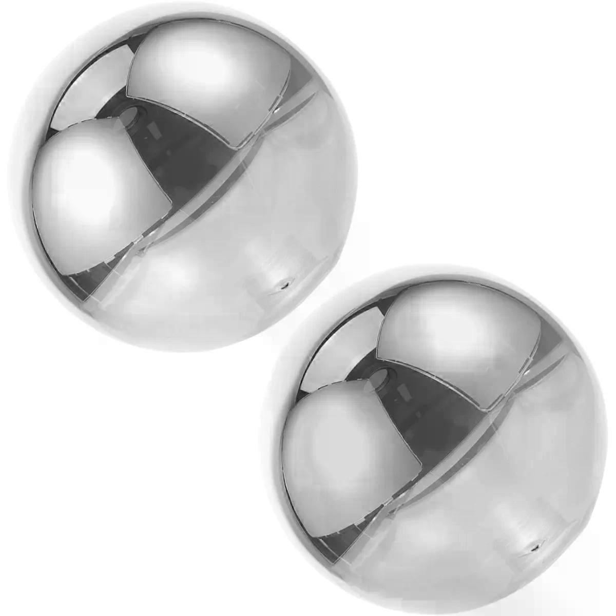 2pcs Grey Glass Globe Lamp Shade with G9 Threaded Fitting