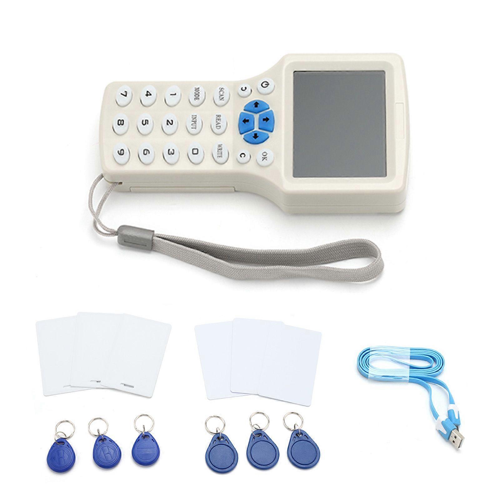 English Multi frequency RFID  Id IC Card Reader Writer Copier Duplicator YEMAA