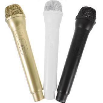 Fake Microphone Props Plastic Play Microphone for Decoration 3Pcs Set