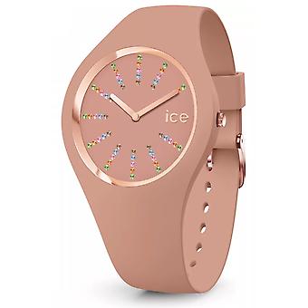 Eiskosmos Japanische Quarz Damen Analoguhr mit Silikonarmband IC021045