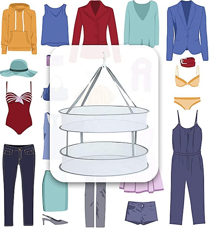 Séchoir à Linge Rotatif Pliable Hyfive - Support Suspendu Compact - 175 Cm De Hauteur