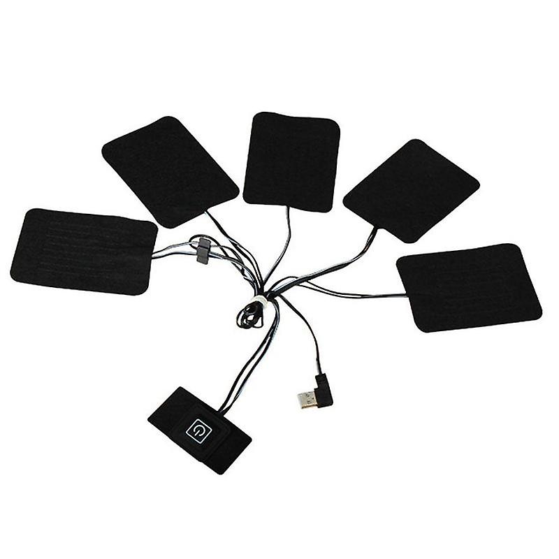 USB Electric Heated Jacket Heating Pad Winter Heating Clothing Warm