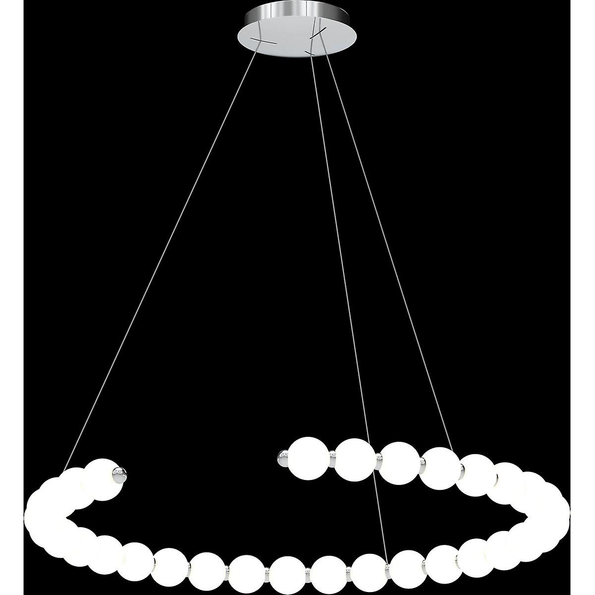 Pearl D80 LED Pendant Chrome