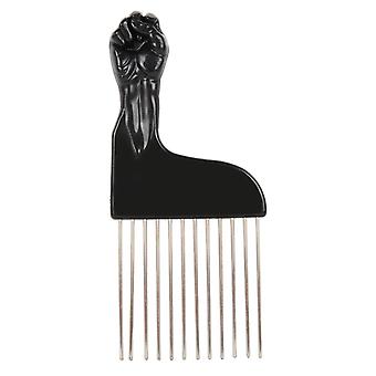 Hair Styling Tool For Curly Hair Black Fist Hair Comb For Women and Men C