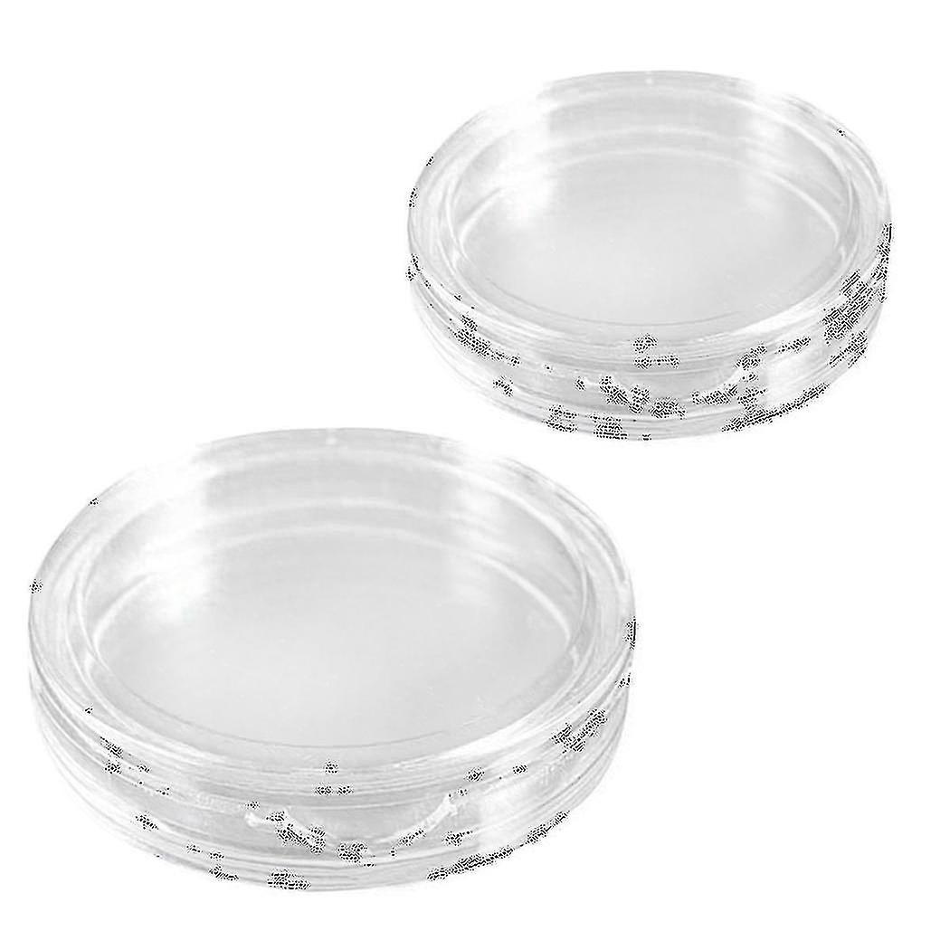 20 Pcs Small Round Transparent Plastic Coin Capsules Box 33mm & 35mm