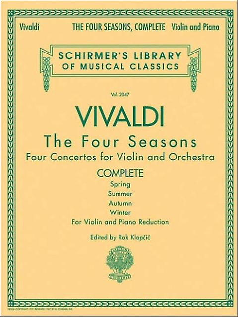 The Four Seasons - Complete Edition by Hal Leonard Corporation Book Book