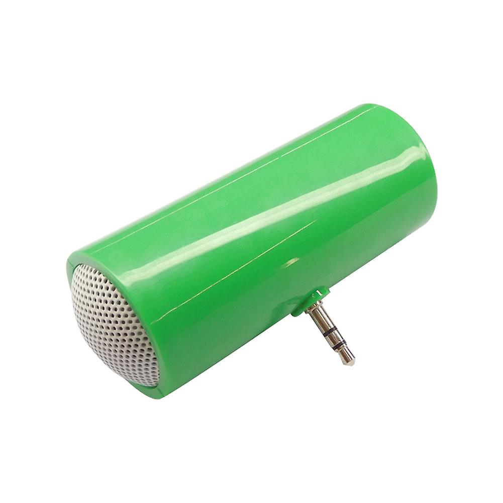 Mini Portable 3.5mm Stereo Speaker Music Sound Amplifier Compatible Mobile Phone Tablet City