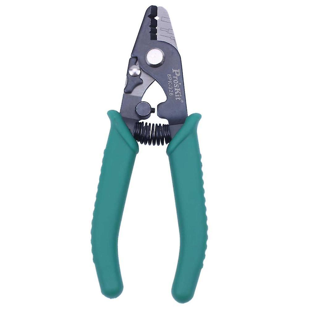 Fiber Optic Cable Stripping Pliers Wire Stripper (148mm) 8pk-326