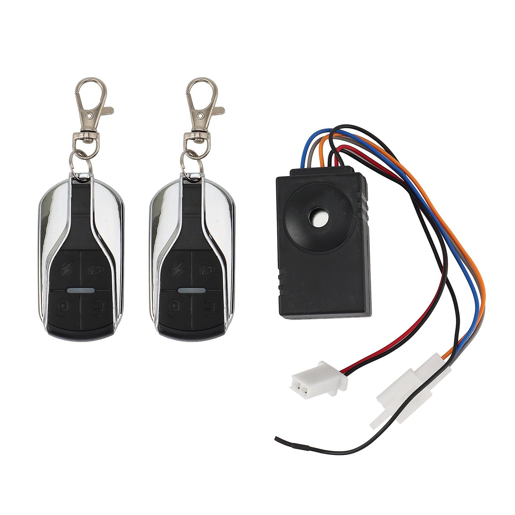 Ebike Alarm System 36V 48V 60V 72V with Two Switch for Electric Bicycle/Scooter Ebike/Brushless Con