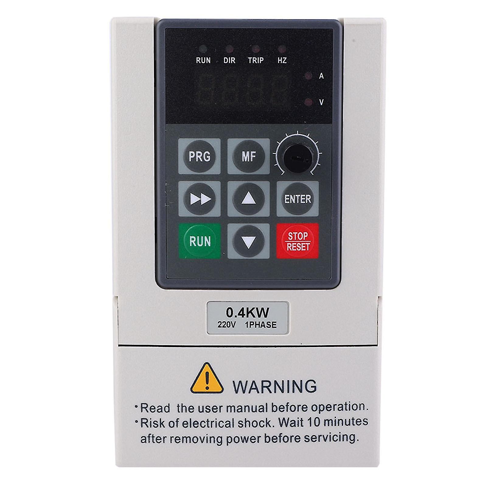 0.4Kw Single Phase To 3 Phase 220v Variable Frequency Drive Motor Converter Inverter