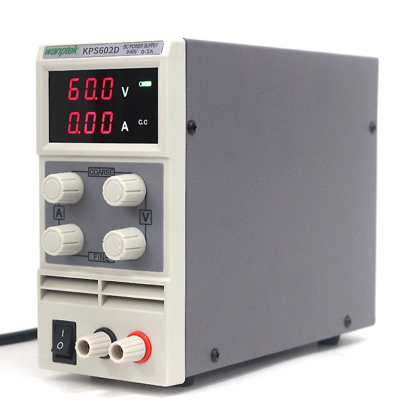 Kps602d Adjustable High Precision Double Led Display Switch Dc Power Supply Protection Function 60v2a 110v-230v 0.1v/0.01a Eu