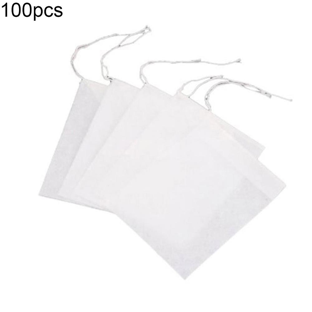 3 x 100Pcs Non-Woven Fabrics Empty Teabags String Seal Filter Paper Loose Tea Bags