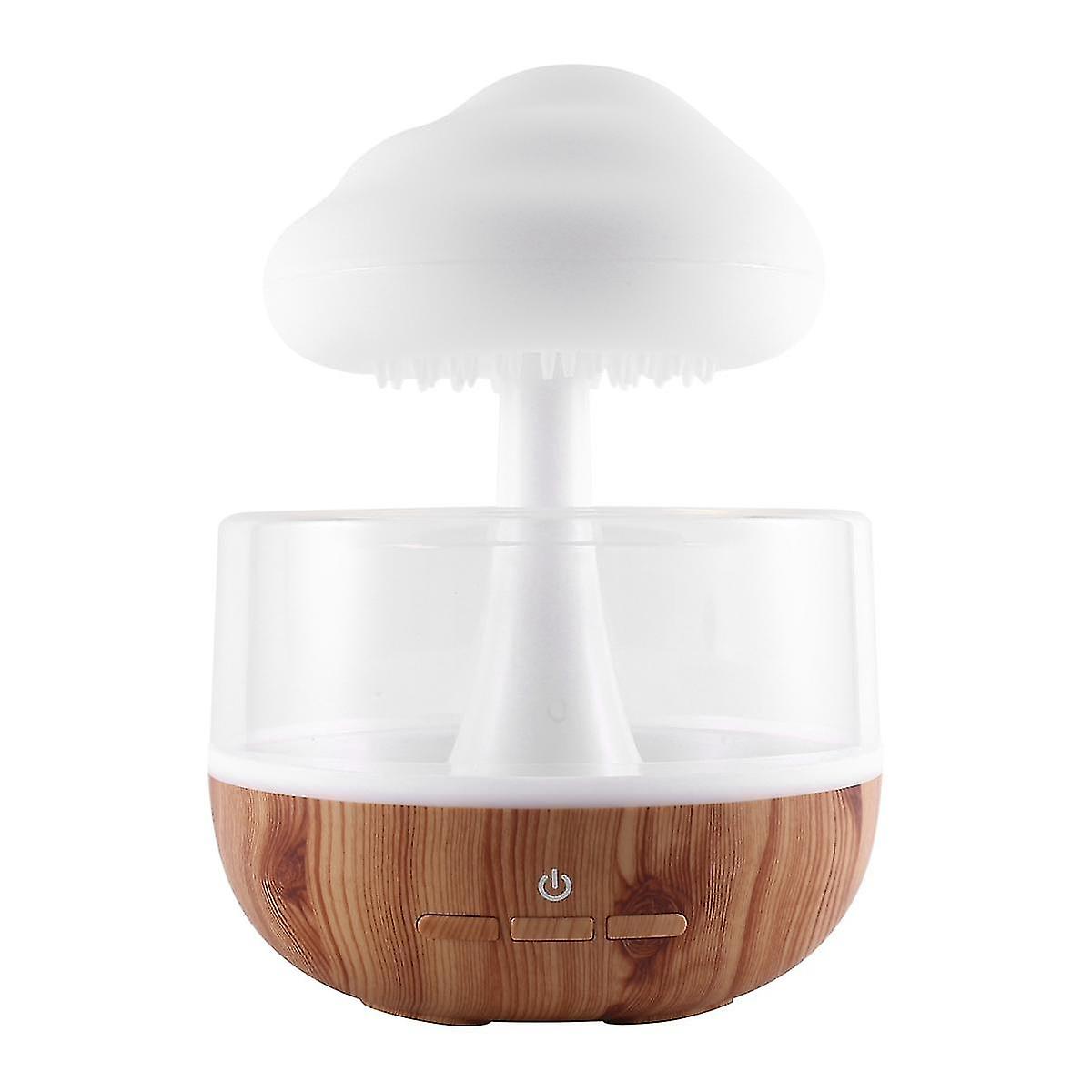Desktop Rain Cloud Humidifier Relax Aromatherapy Lamp Usb Rain Sound Diffuser 280ml Colorful Night