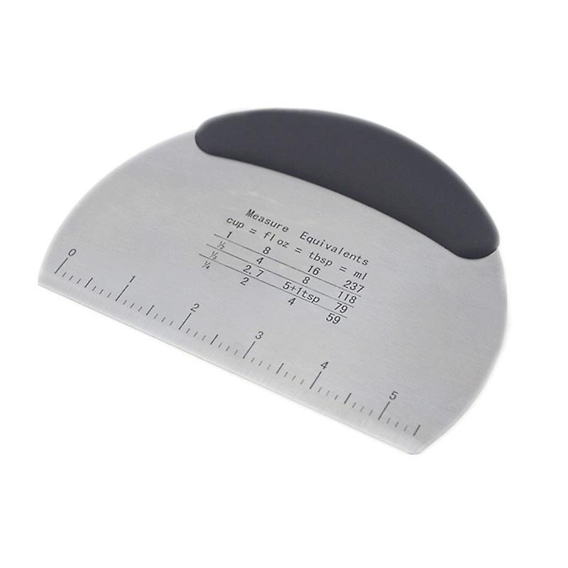 Dough Cake Stainless Steel Kitchen Pizza Flour Tool Cutter Gadget Scraper