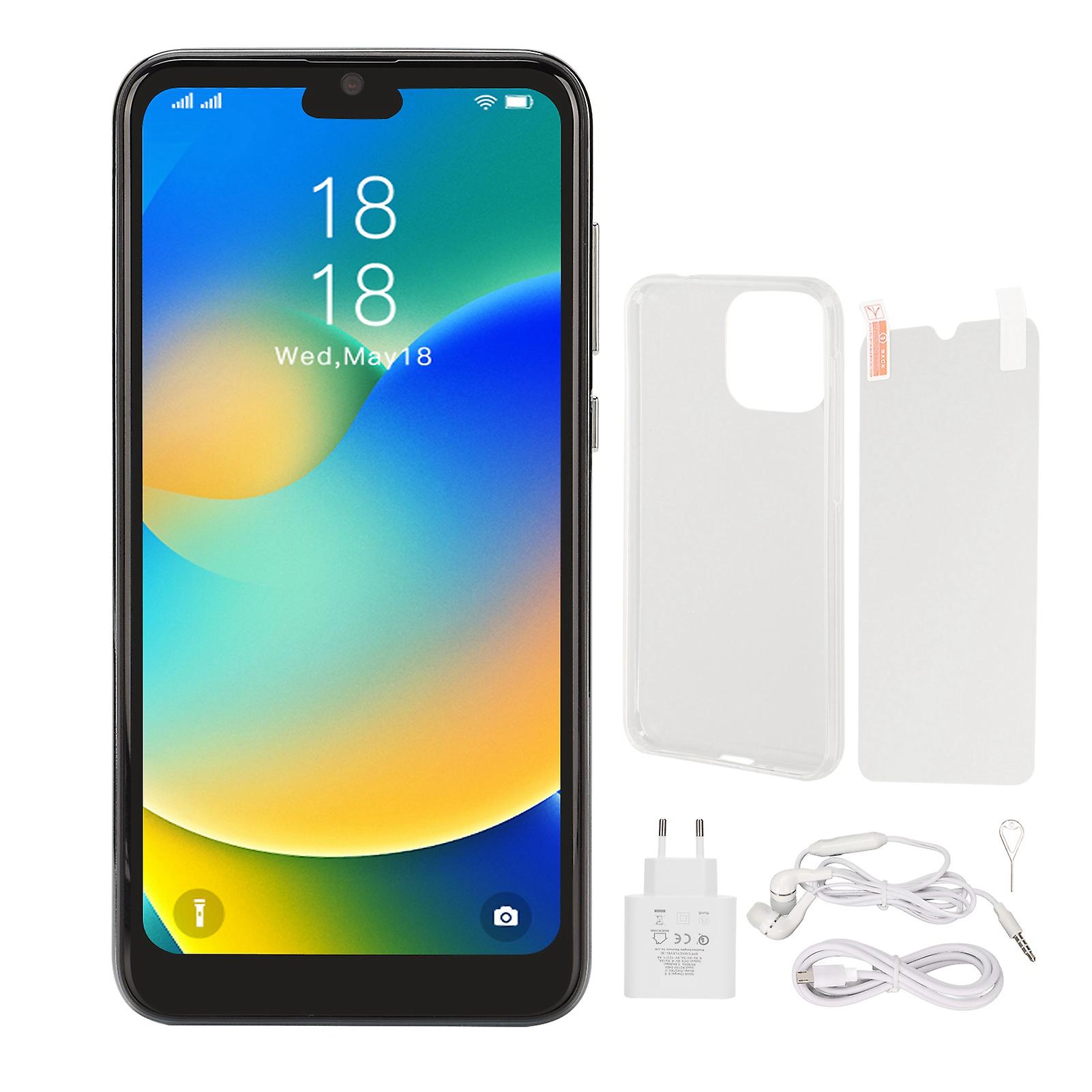 I14 Pro Max Gold Smartphone: 6.1" 1440x3200 Display, 6800mAh Battery, Android 11, 16MP Camera