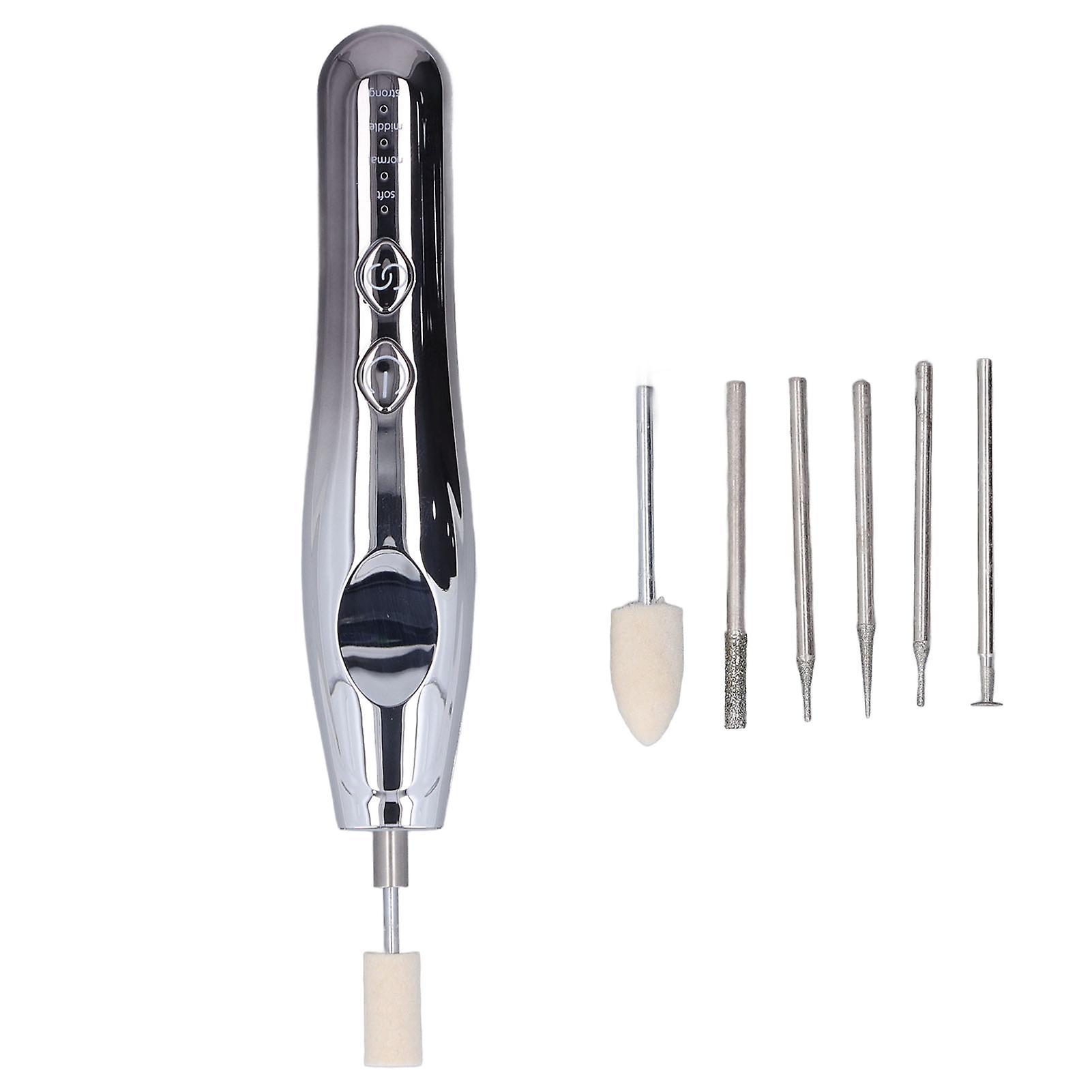Cordless Rotary Tool Kit with 7PCS Grinding Bits, Electric Engraving Pen Cordless Engraver Pen Etching Pen Cordless Engraving Machine