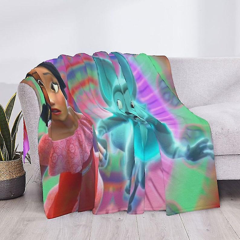 Elena og hemmeligheden bag Avalor Custom Name Blanket Trykt Blød Flannel Fleece Varme videospil Kast tæpper til hjemmet Seng Sofa sengetæpper