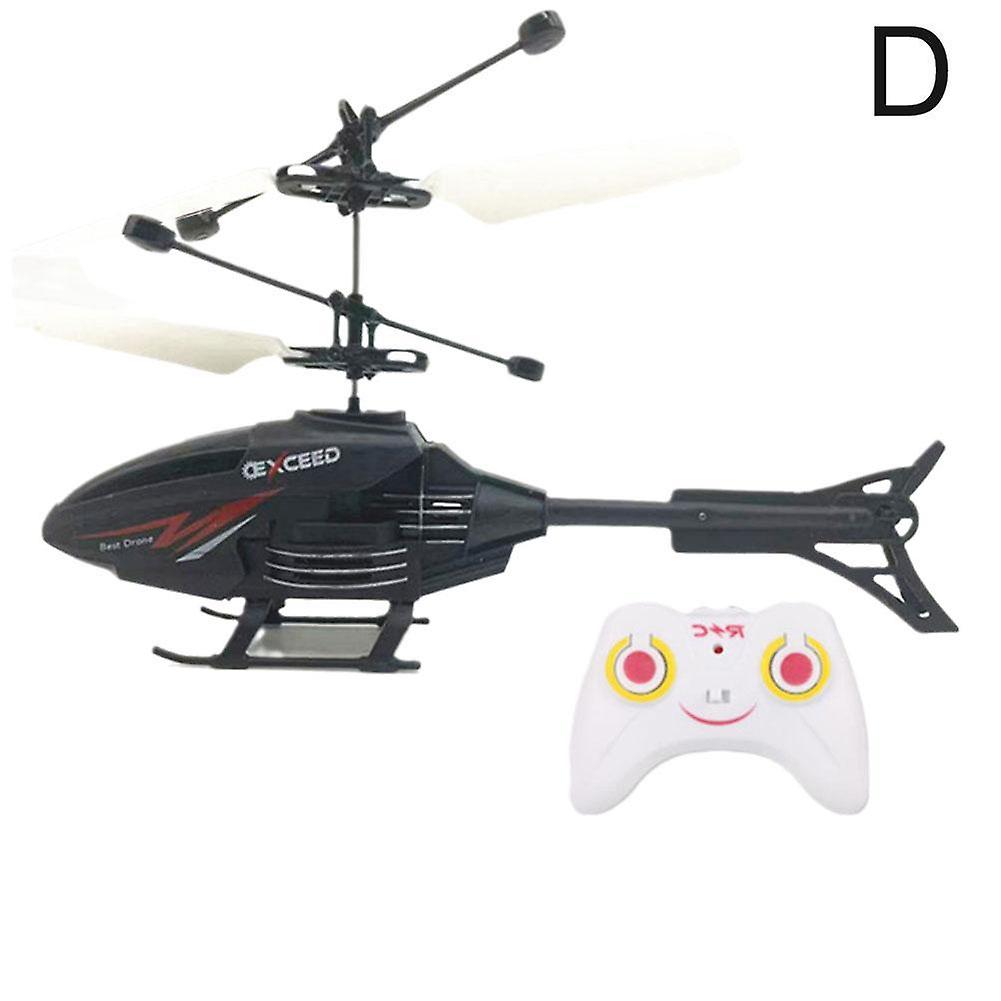 Plastic Remote Control Induction Helicopter Children'S Aircraft Dual Mode Flying Toy Durable