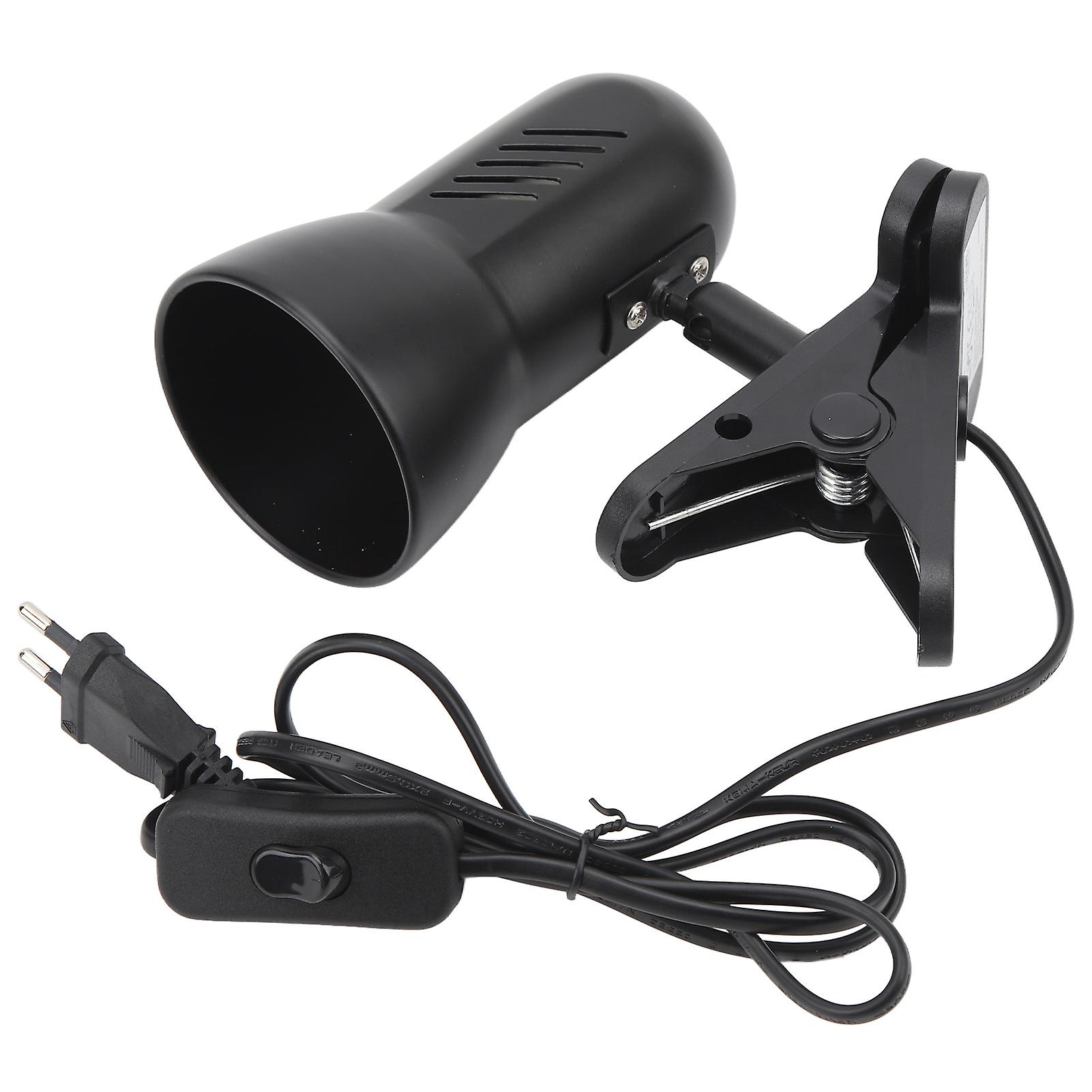 360° Rotatable LED Clamp Light with E27 Socket & EU Plug (85-265V)